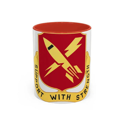 9 Maintenance Battalion (U.S. Army) Accent Coffee Mug 11oz Red - Go Mug Yourself