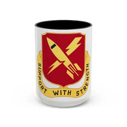 9 Maintenance Battalion (U.S. Army) Accent Coffee Mug 15oz Black - Go Mug Yourself