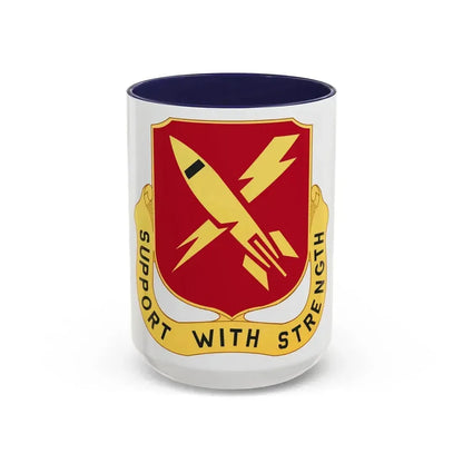 9 Maintenance Battalion (U.S. Army) Accent Coffee Mug 15oz Navy - Go Mug Yourself