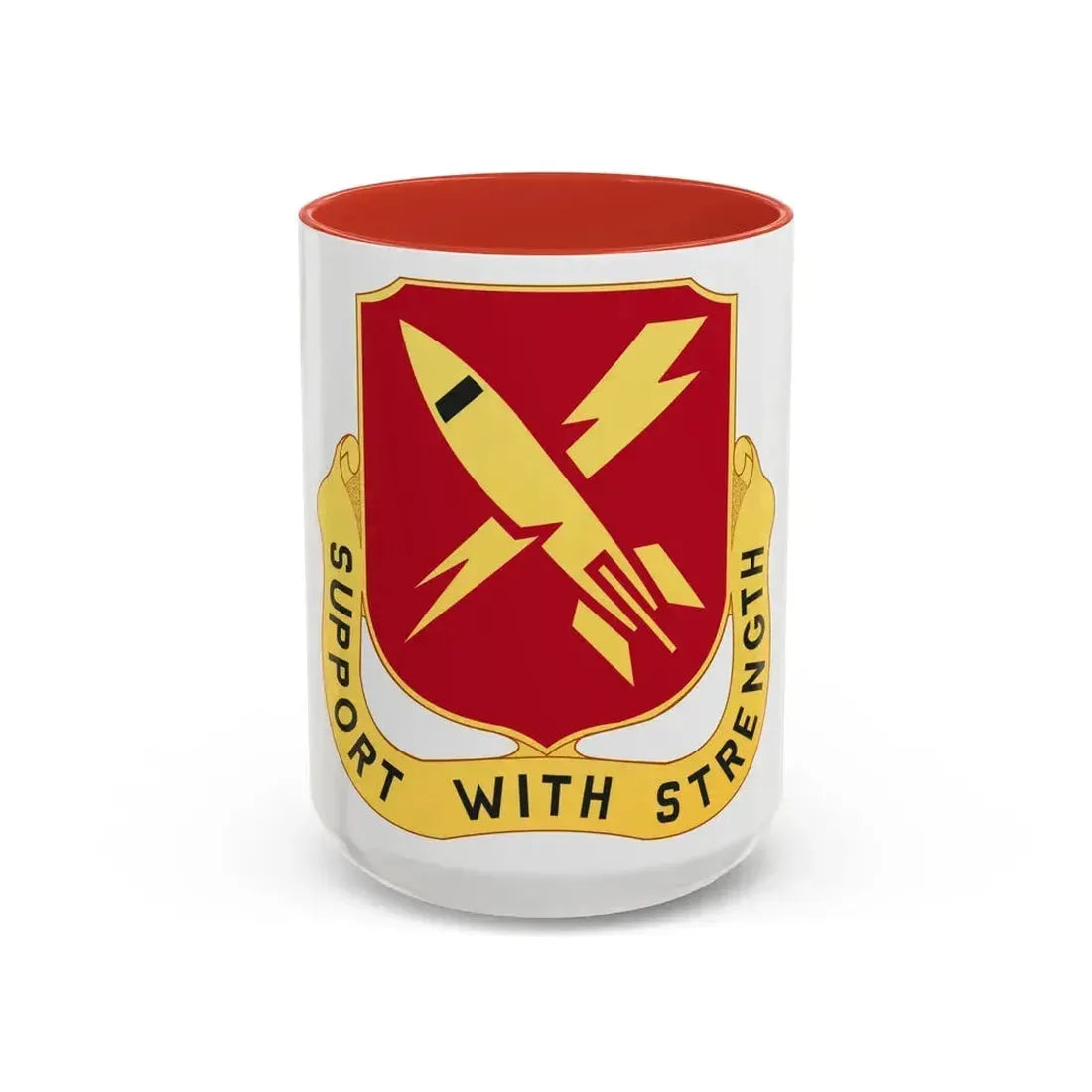 9 Maintenance Battalion (U.S. Army) Accent Coffee Mug 15oz Red - Go Mug Yourself