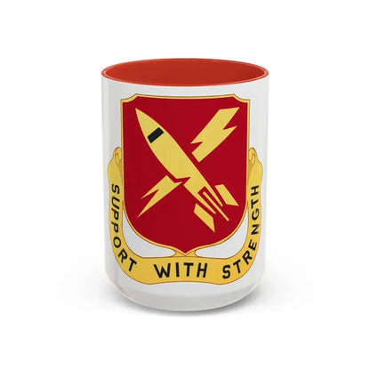 9 Maintenance Battalion (U.S. Army) Accent Coffee Mug 15oz Red - Go Mug Yourself