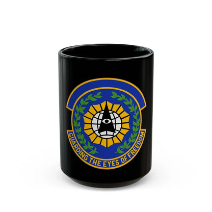 9 Security Forces Squadron ACC (U.S. Air Force) Black Coffee Mug-15oz-Go Mug Yourself