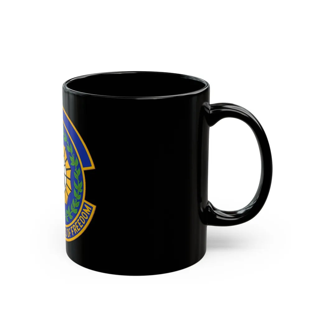 9 Security Forces Squadron ACC (U.S. Air Force) Black Coffee Mug-Go Mug Yourself