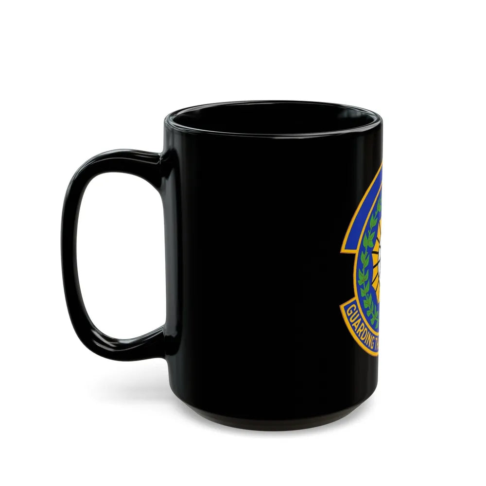 9 Security Forces Squadron ACC (U.S. Air Force) Black Coffee Mug-Go Mug Yourself