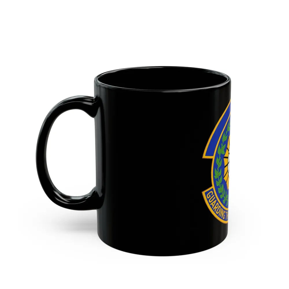 9 Security Forces Squadron ACC (U.S. Air Force) Black Coffee Mug-Go Mug Yourself