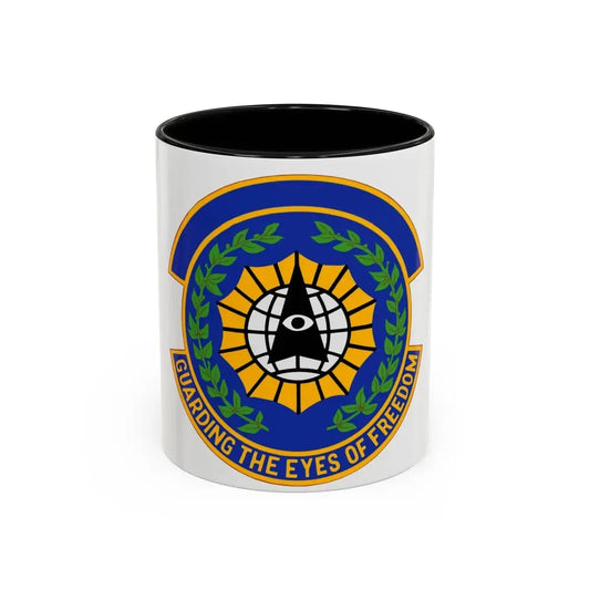 9 Security Forces Squadron ACC (U.S. Air Force) Accent Coffee Mug 11oz Black - Go Mug Yourself