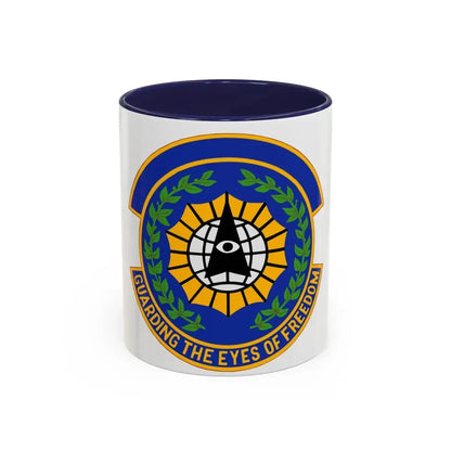 9 Security Forces Squadron ACC (U.S. Air Force) Accent Coffee Mug 11oz Navy - Go Mug Yourself