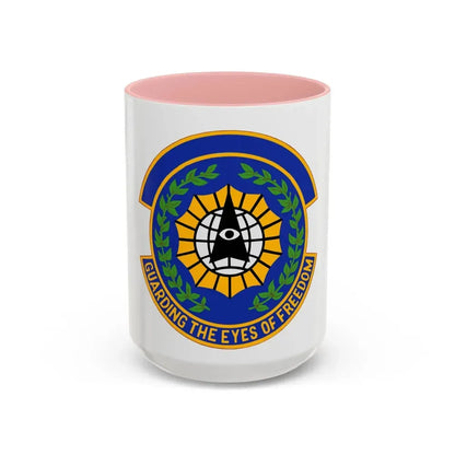 9 Security Forces Squadron ACC (U.S. Air Force) Accent Coffee Mug 15oz Pink - Go Mug Yourself