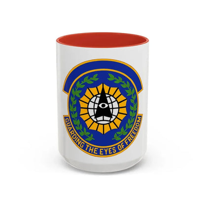 9 Security Forces Squadron ACC (U.S. Air Force) Accent Coffee Mug 15oz Red - Go Mug Yourself