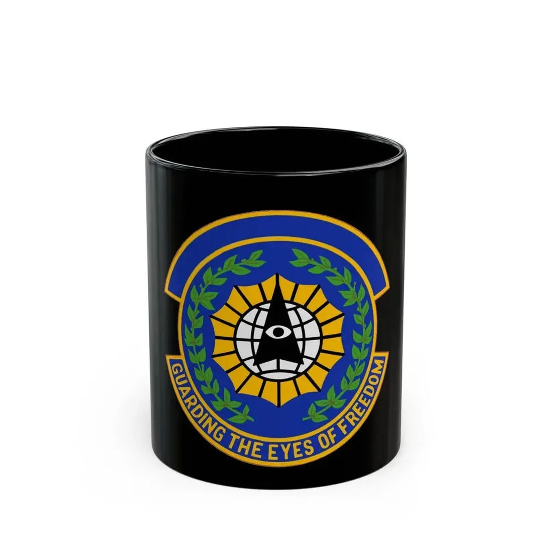 9 Security Forces Squadron ACC (U.S. Air Force) Black Coffee Mug 11oz - Go Mug Yourself