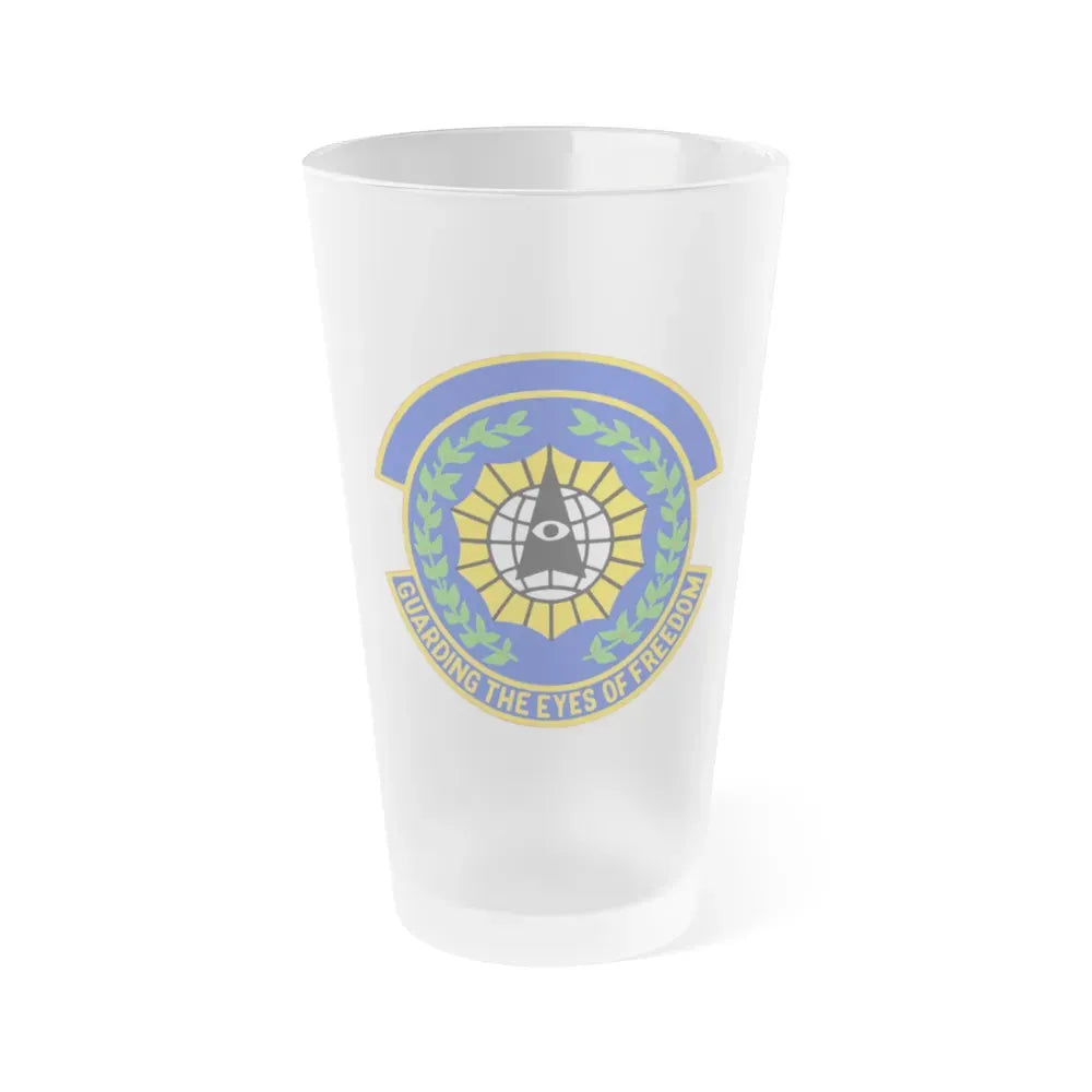 9 Security Forces Squadron ACC (U.S. Air Force) Frosted Pint Glass 16oz 16oz Frosted - Go Mug Yourself