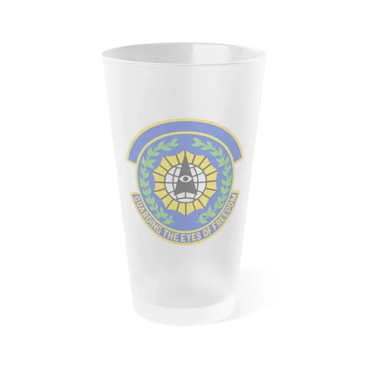 9 Security Forces Squadron ACC (U.S. Air Force) Frosted Pint Glass 16oz 16oz Frosted - Go Mug Yourself