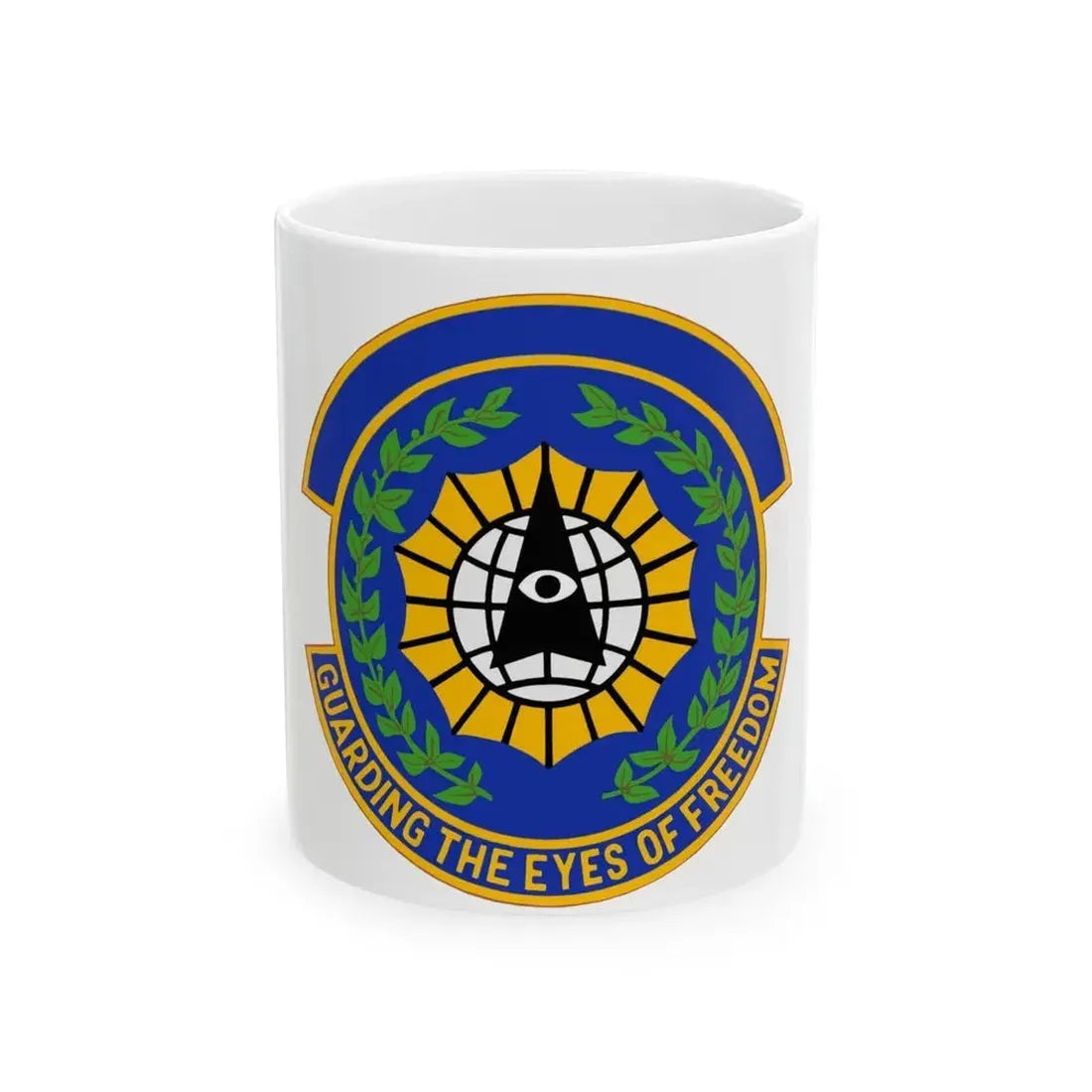 9 Security Forces Squadron ACC (U.S. Air Force) White Coffee Mug - Go Mug Yourself