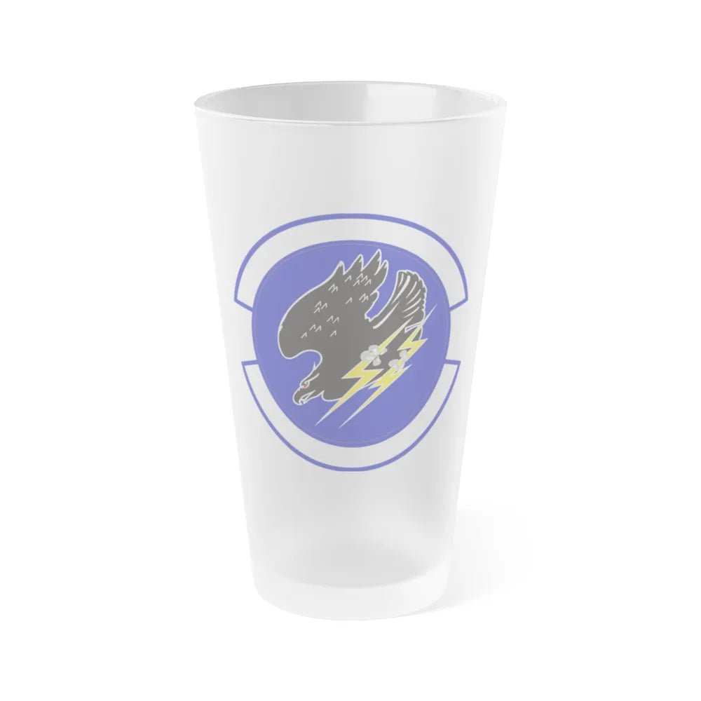 9 Space Operations Squadron AFRC (U.S. Air Force) Frosted Pint Glass 16oz-16oz-Frosted-Go Mug Yourself