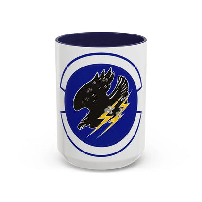 9 Space Operations Squadron AFRC (U.S. Air Force) Accent Coffee Mug 15oz Navy - Go Mug Yourself