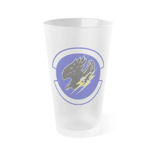 9 Space Operations Squadron AFRC (U.S. Air Force) Frosted Pint Glass 16oz 16oz Frosted - Go Mug Yourself