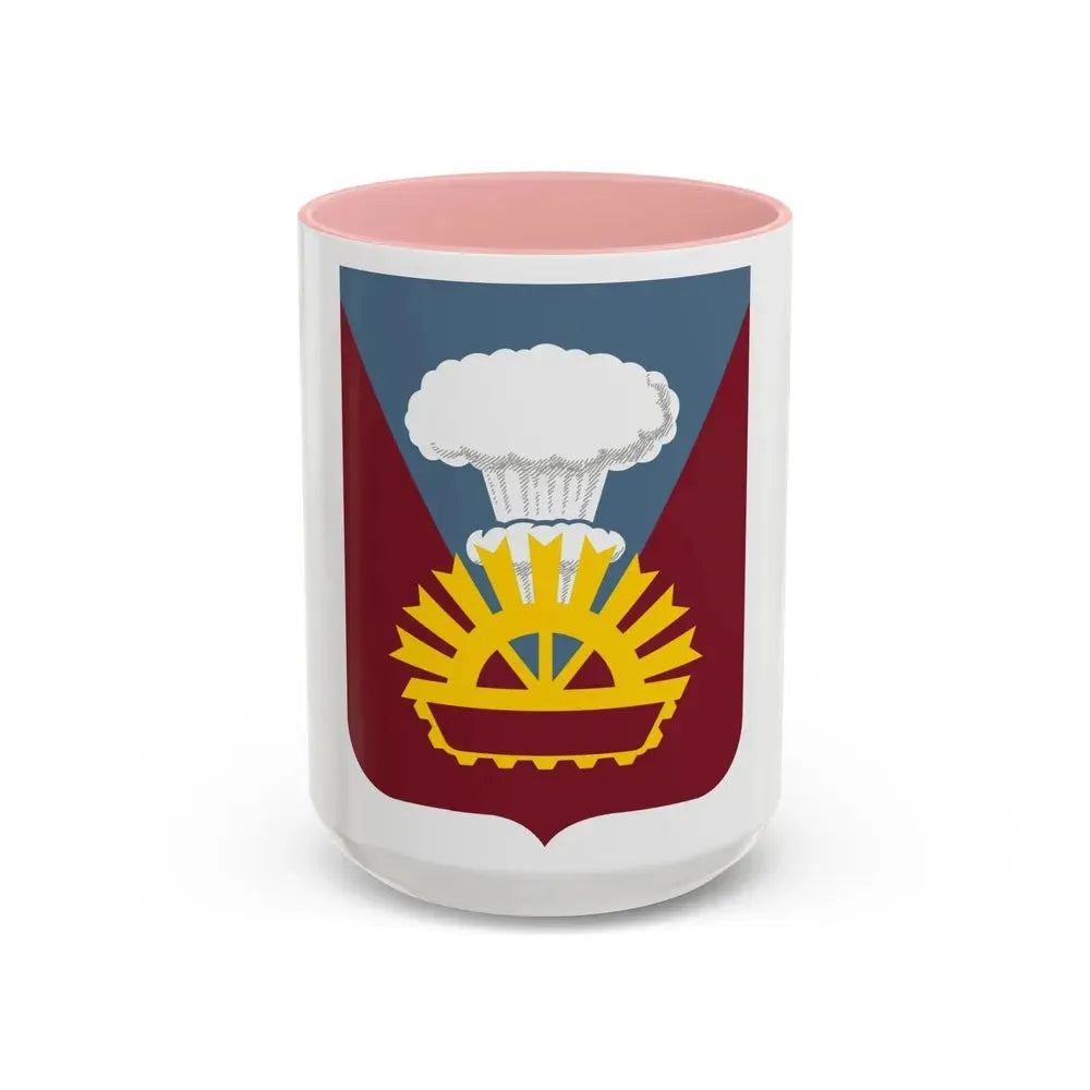 9 Transportation Battalion 2 (U.S. Army) Accent Coffee Mug 15oz Pink - Go Mug Yourself