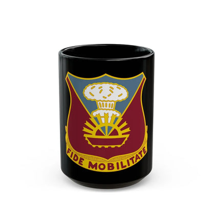 9 Transportation Battalion (U.S. Army) Black Coffee Mug-15oz-Go Mug Yourself