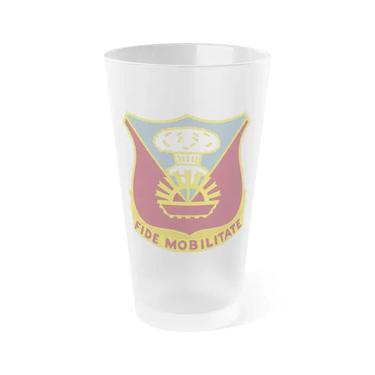 9 Transportation Battalion (U.S. Army) Frosted Pint Glass 16oz Default Title - Go Mug Yourself