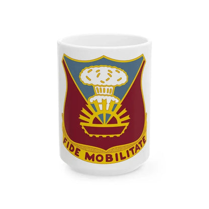 9 Transportation Battalion (U.S. Army) White Coffee Mug 15oz - Go Mug Yourself