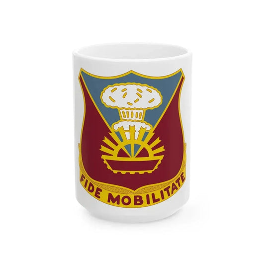9 Transportation Battalion (U.S. Army) White Coffee Mug 15oz - Go Mug Yourself