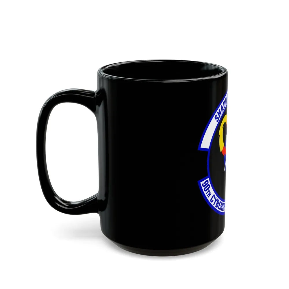 90 Cyberspace Operations Squadron ACC (U.S. Air Force) Black Coffee Mug-Go Mug Yourself