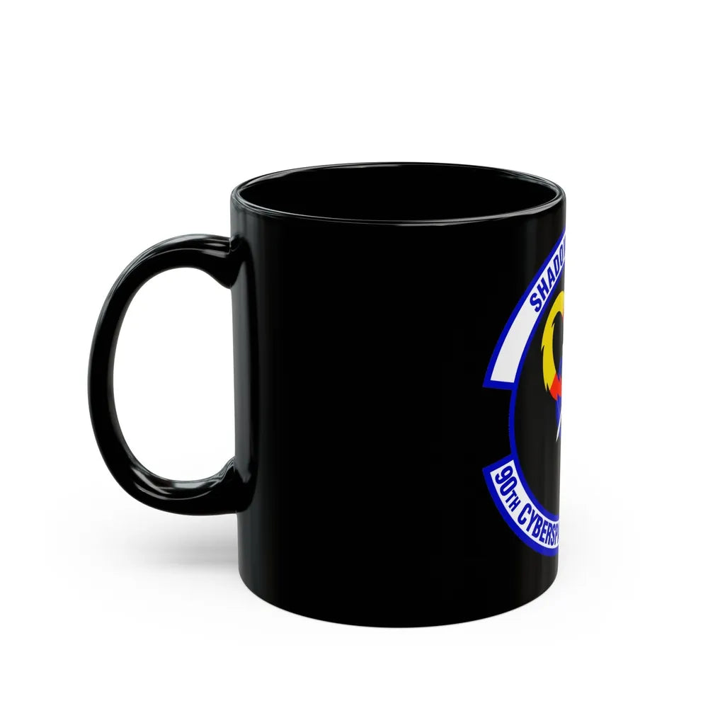 90 Cyberspace Operations Squadron ACC (U.S. Air Force) Black Coffee Mug-Go Mug Yourself