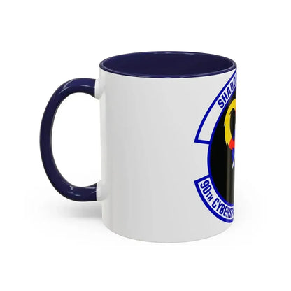90 Cyberspace Operations Squadron ACC (U.S. Air Force) Accent Coffee Mug - Go Mug Yourself