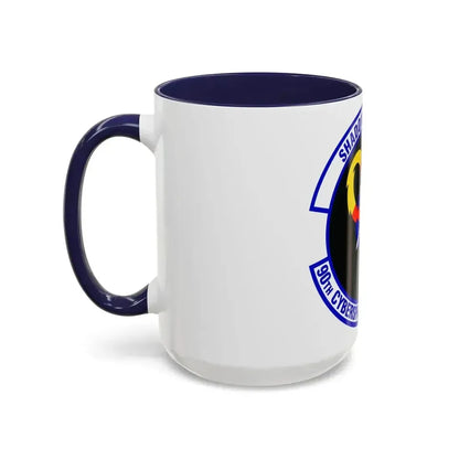 90 Cyberspace Operations Squadron ACC (U.S. Air Force) Accent Coffee Mug - Go Mug Yourself