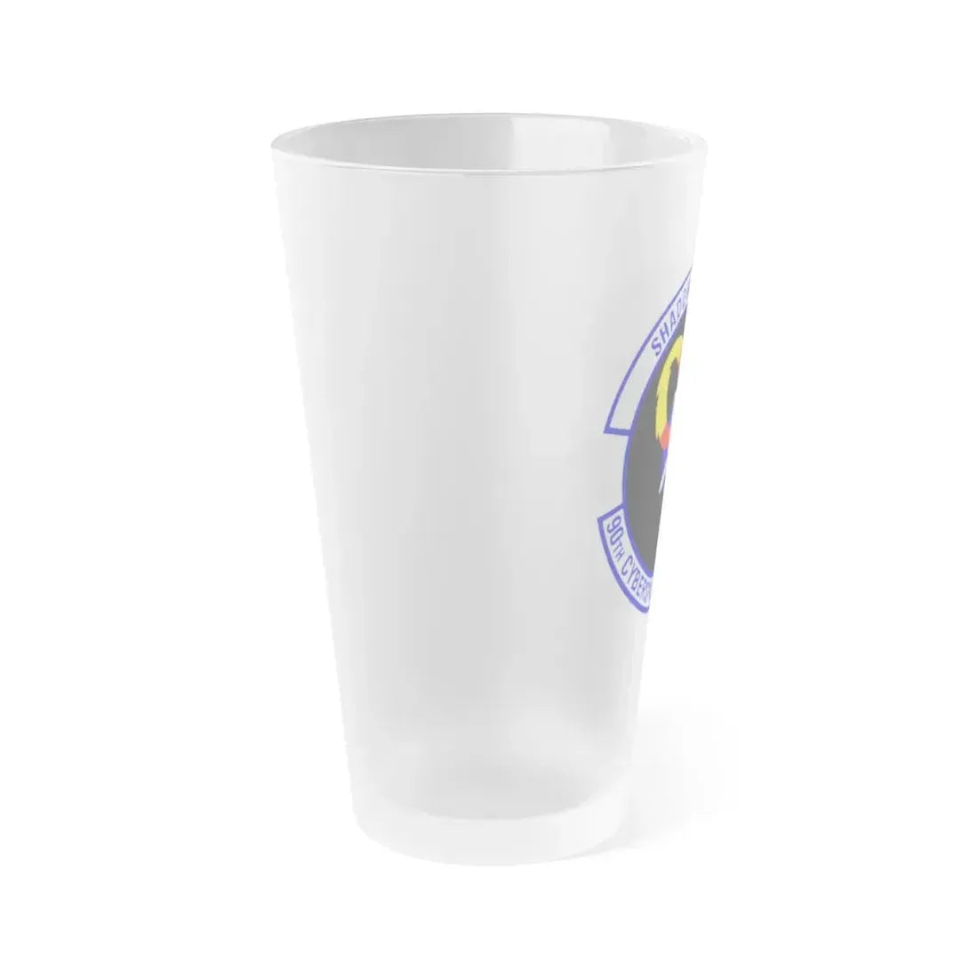 90 Cyberspace Operations Squadron ACC (U.S. Air Force) Frosted Pint Glass 16oz - Go Mug Yourself