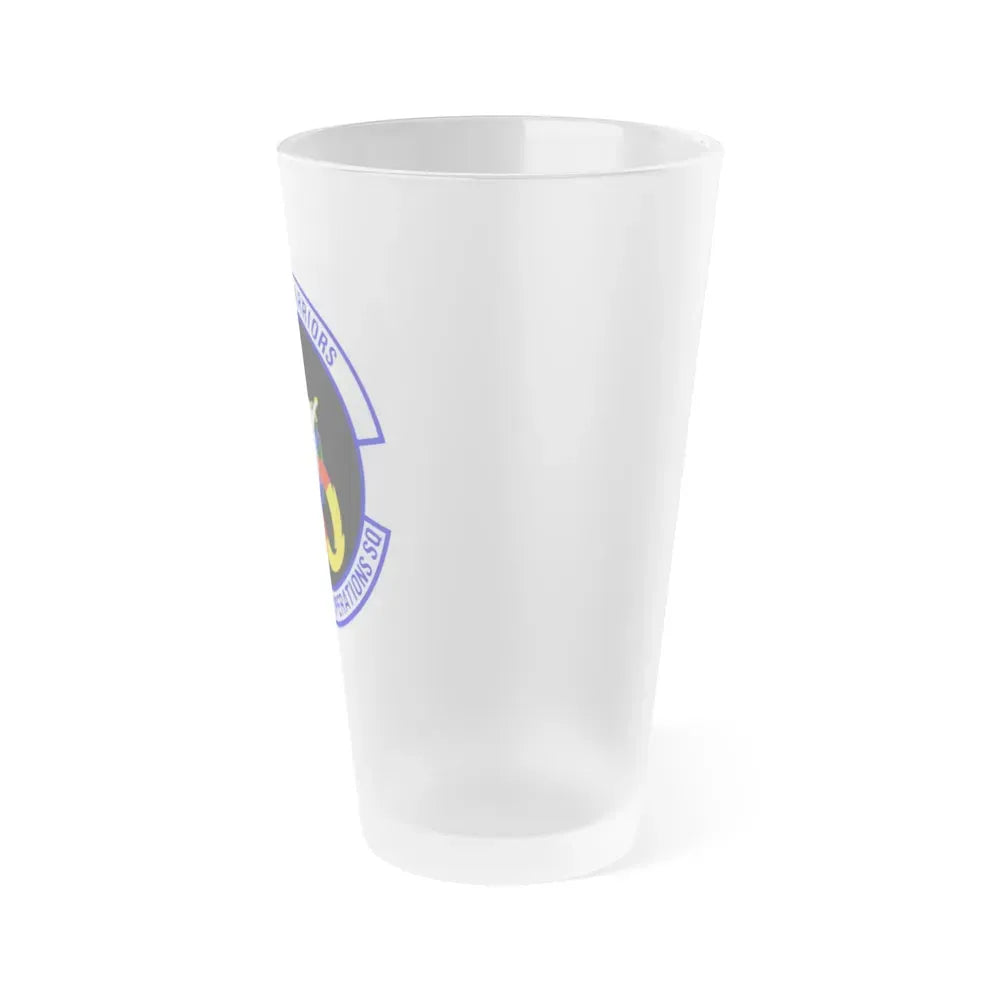 90 Cyberspace Operations Squadron ACC (U.S. Air Force) Frosted Pint Glass 16oz - Go Mug Yourself