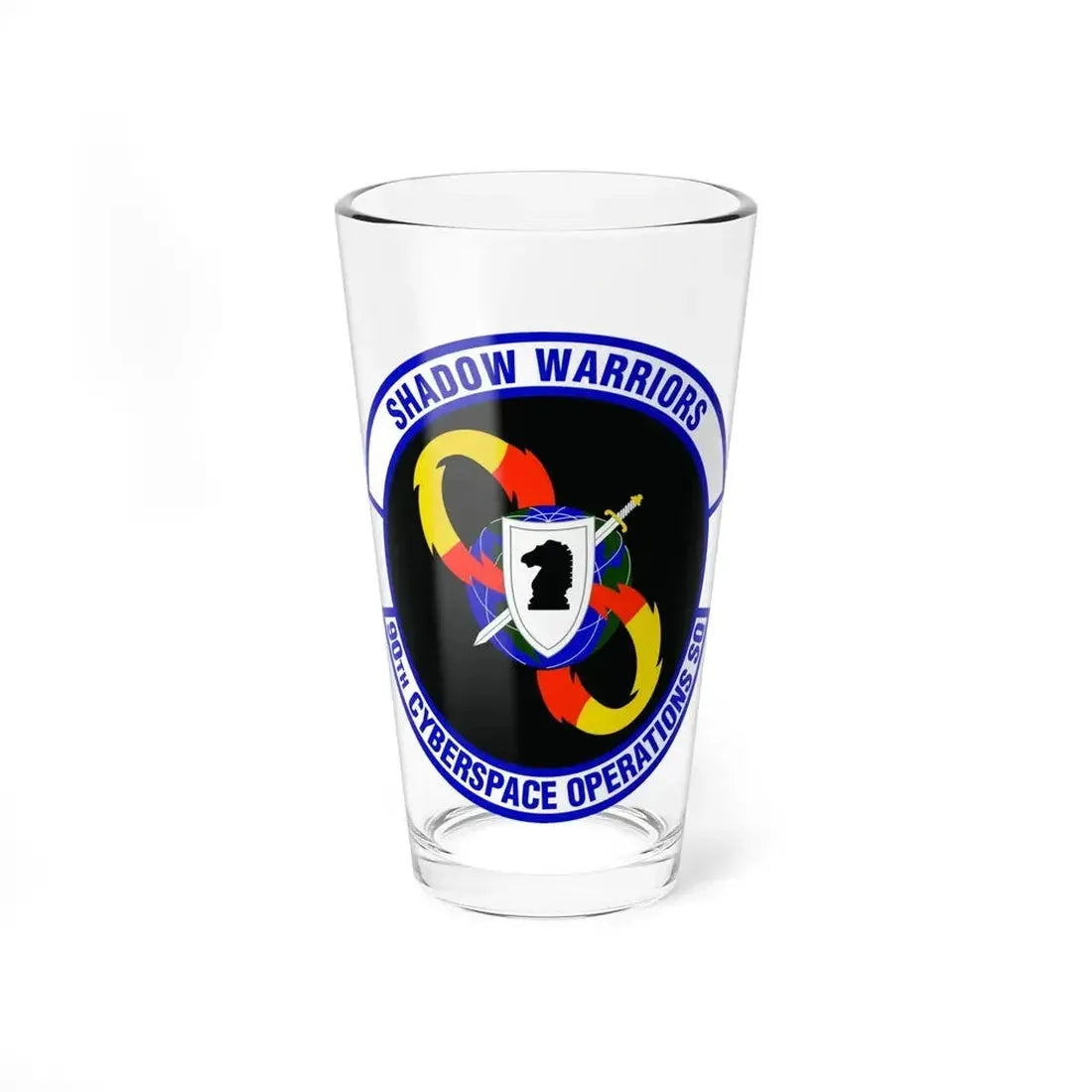 90 Cyberspace Operations Squadron ACC (U.S. Air Force) Pint Glass 16oz - Go Mug Yourself