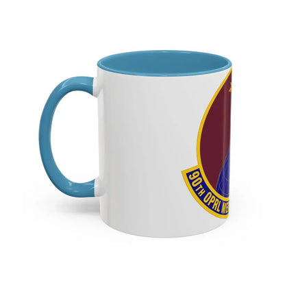 90 Operational Medical Readiness Squadron AFGSC (U.S. Air Force) Accent Coffee Mug - Go Mug Yourself