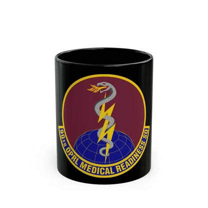 90 Operational Medical Readiness Squadron AFGSC (U.S. Air Force) Black Coffee Mug 11oz - Go Mug Yourself