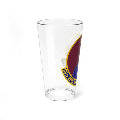 90 Operational Medical Readiness Squadron AFGSC (U.S. Air Force) Pint Glass 16oz - Go Mug Yourself