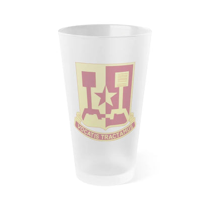 90 Transportation Battalion (U.S. Army) Frosted Pint Glass 16oz-Go Mug Yourself