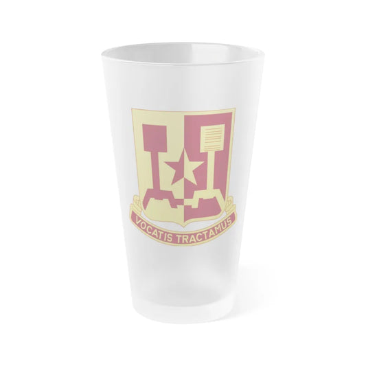 90 Transportation Battalion (U.S. Army) Frosted Pint Glass 16oz-Go Mug Yourself