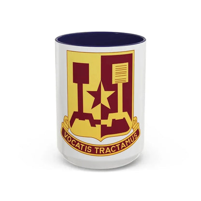 90 Transportation Battalion (U.S. Army) Accent Coffee Mug 15oz Navy - Go Mug Yourself