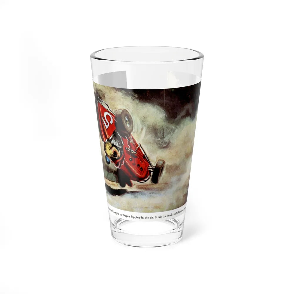 90,000 People Shouted in Horror, 1949 (Magazine Illustration) Pint Glass 16oz-16oz-Go Mug Yourself