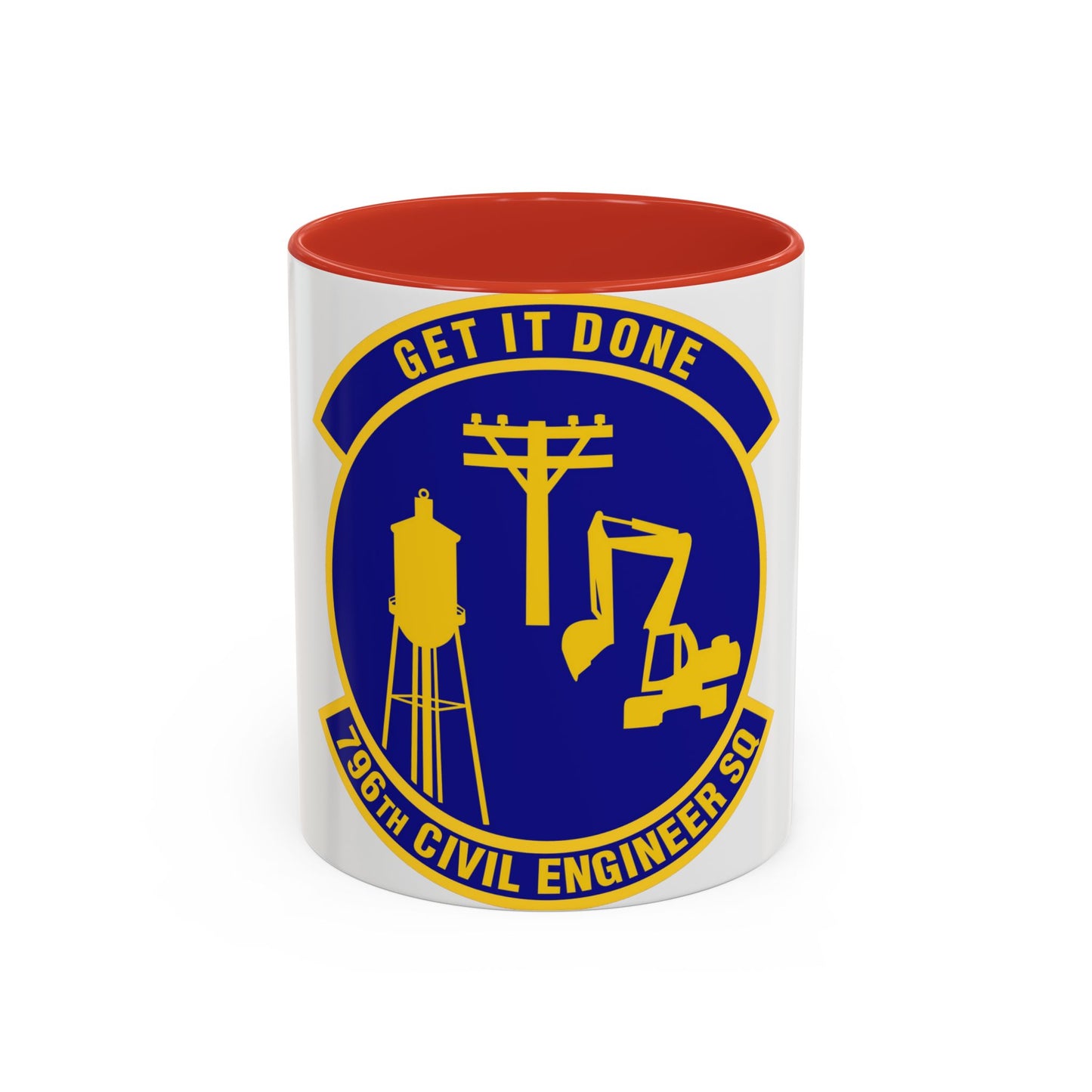 796th Civil Engineer Squadron (U.S. Air Force) Accent Coffee Mug