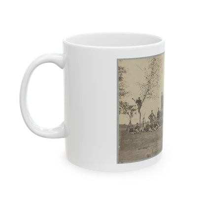 B Company, 22d New York State Militia Near Harpers Ferry, Va., 1861 I.E.1862 (U.S. Civil War) White Coffee Mug