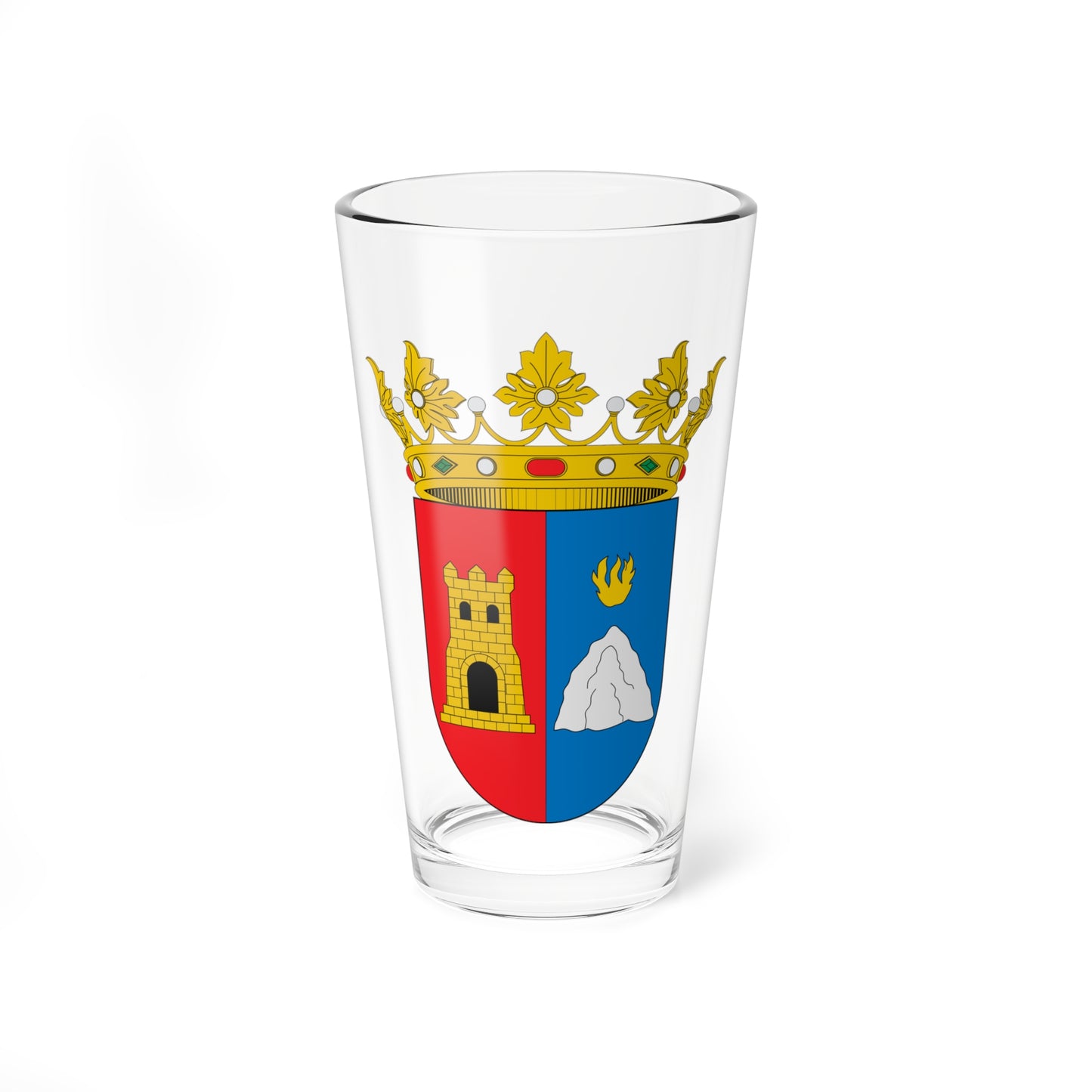 Escudo de Alcoleja (Spain) (Coat of Arms) Pint Glass 16oz