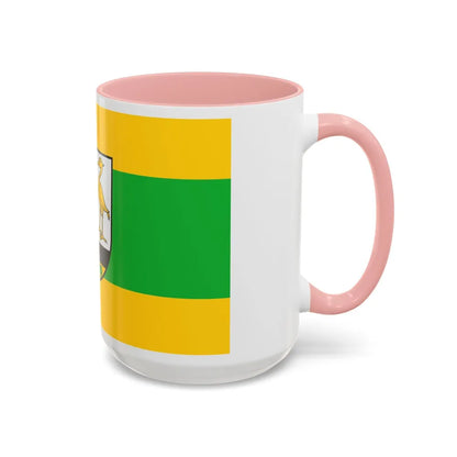 Flag of Greiz Germany - Accent Coffee Mug-Go Mug Yourself