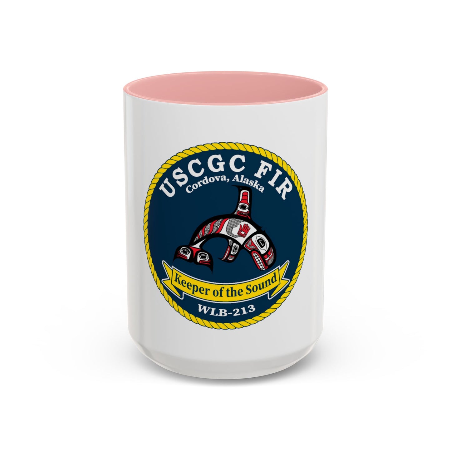 USCG FIR WLB 213 (U.S. Coast Guard) Accent Coffee Mug