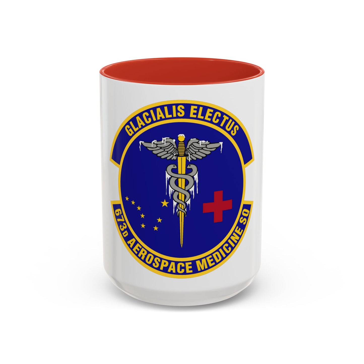 673d Aerospace Medicine Squadron (U.S. Air Force) Accent Coffee Mug