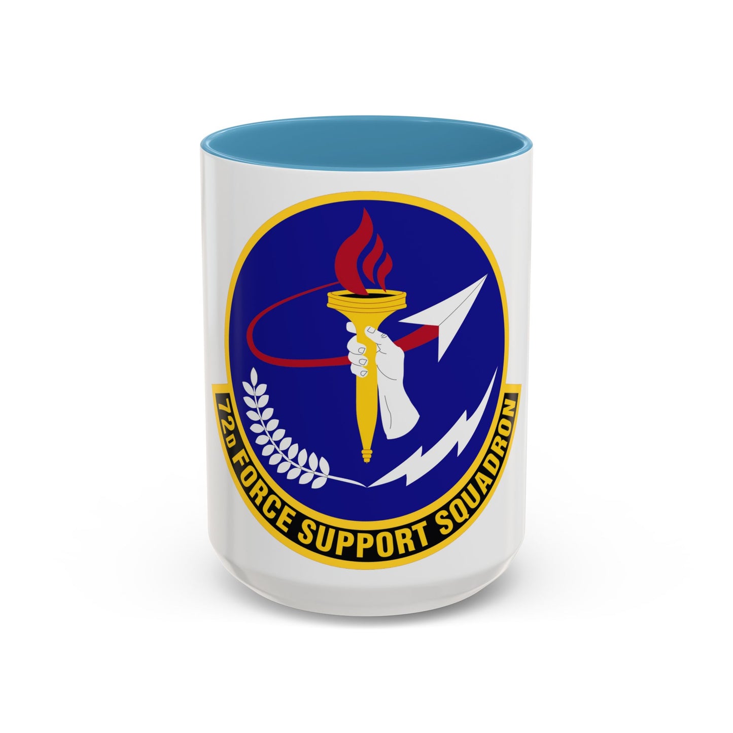 72d Force Support Squadron (U.S. Air Force) Accent Coffee Mug