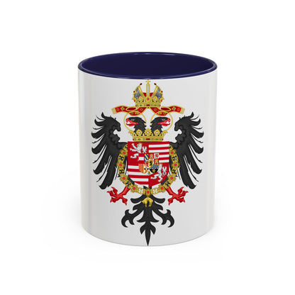 Greater Coat of Arms of Ferdinand I, Holy Roman Emperor - Accent Coffee Mug