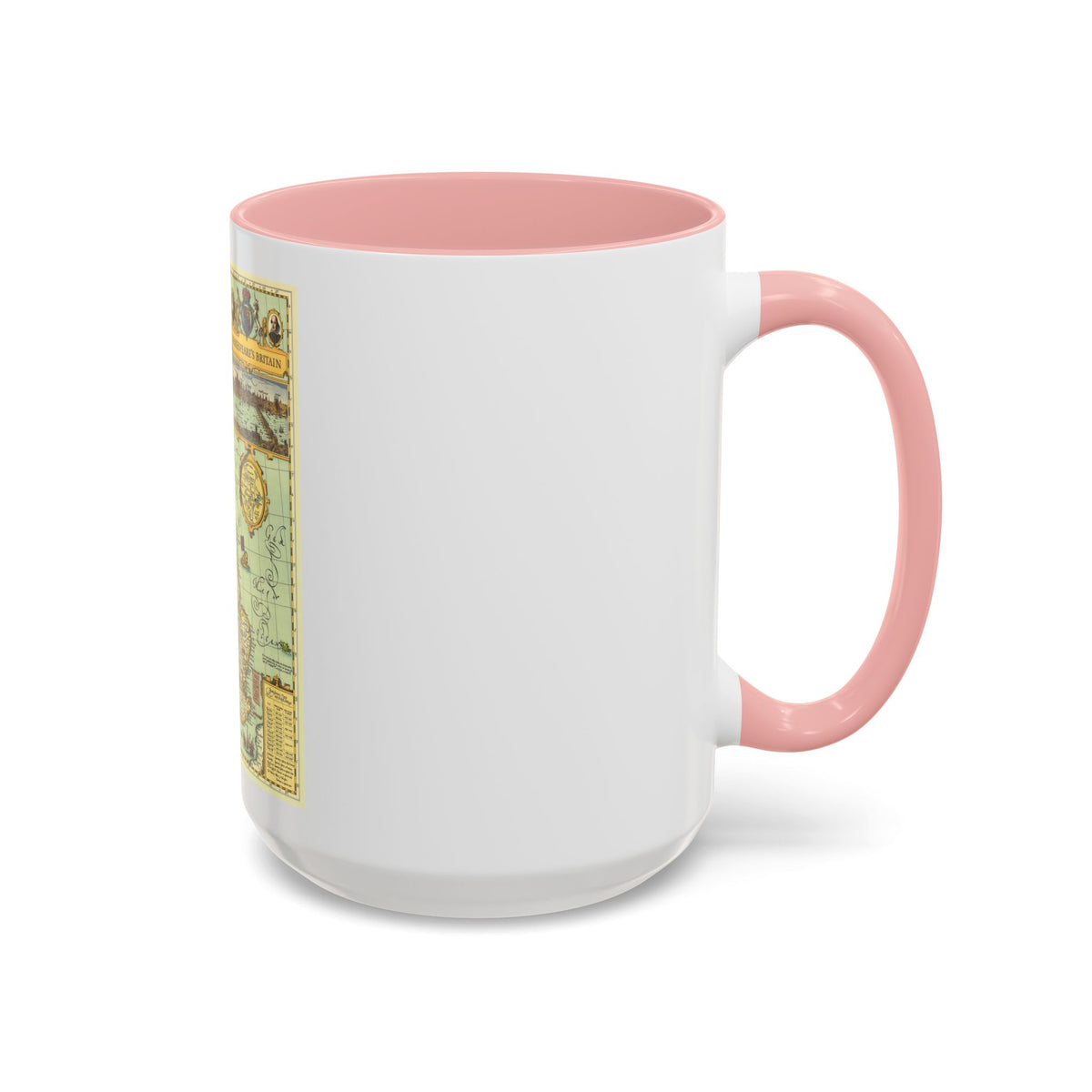 Great Britain - Shakespeare's (1964) (Map) Accent Coffee Mug