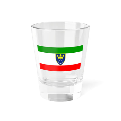 Flag of Zenica Doboj Canton Bosnia and Herzegovina - Shot Glass 1.5oz