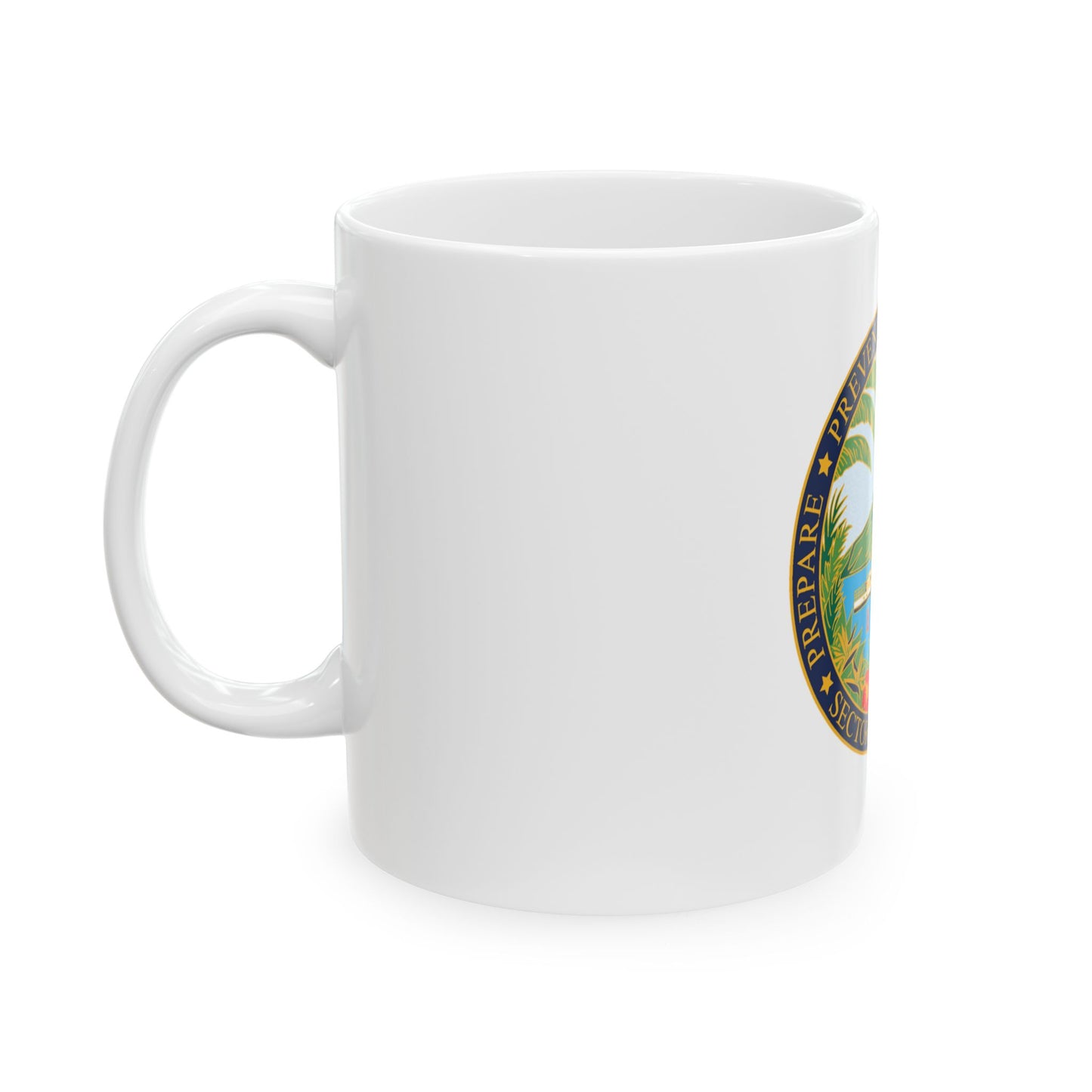 USCG Sector Honolulu (U.S. Coast Guard) White Coffee Mug